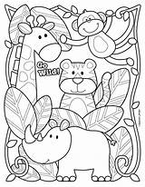 Coloring Pages Zoo Animals Animal Printable Sheets Sheet Colouring Kids Books Preschool Print Easy Worksheets Drawing Kindergarten Choose Board sketch template