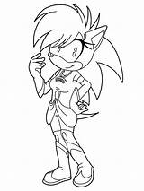 Hedgehog Coloring Sonic Pages Sonia Shadow Manic Tails Deviantart Drawing Library Clipart Template Sketch Comments sketch template