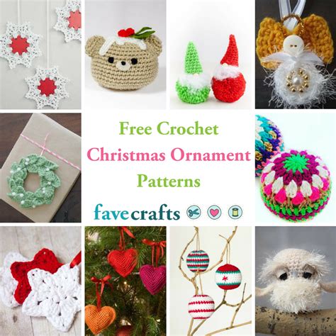 crochet christmas ornament patterns favecraftscom