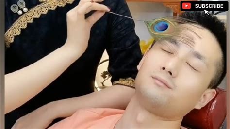 chinese asmr massage relaxing massage ears head eyes massage