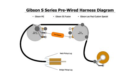 gibson sg pick  wiring diagram
