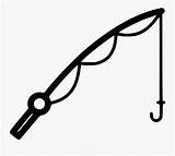 Fishing Rod Bent Dxf Eps Cut Crossed Bobber 2261 Pinclipart Clipartmax Cricut sketch template
