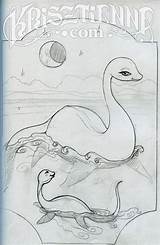 Coloring Nessie Book Deviantart sketch template
