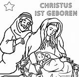 Weihnachtskrippe Nativity Colorear Krippe Belen Cool2bkids Christus Cutouts Pencil sketch template