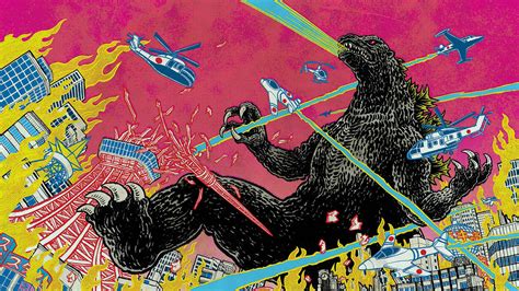 yuko shimizu s godzilla illustrations are monstrously good news fvwebsite design