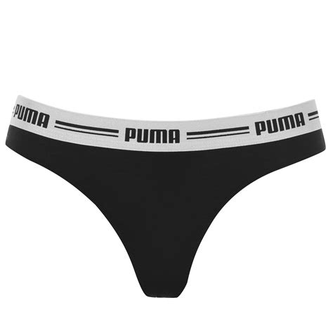 Puma 2 Per Pack Iconic Black Thong New Zealand