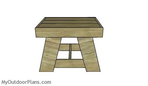 patio side table plans diy meubles de jardin meuble meuble jardin