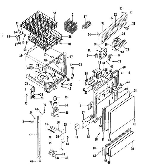 electrolux dishwasher parts diagram wiring diagram