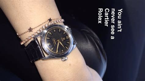 kylie jenner shows off cartier rolex watch on snapchat