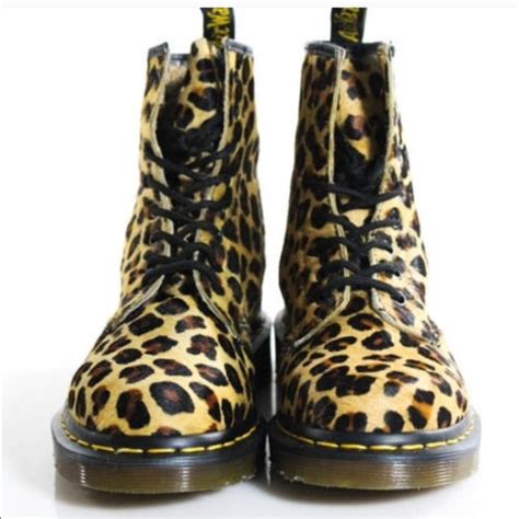 dr martens dr martens rare leopard boots uk      susans closet  poshmark