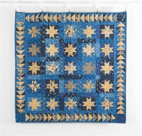 true blue quilt kit quilting kit includes fabric pattern blue