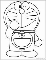 Doraemon Coloring Pages Cute Color Printable Print Gif Book Coloringpagesonly sketch template