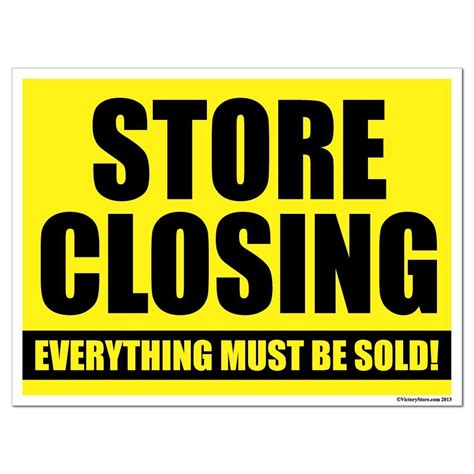 store closing    sold sign  sticker design