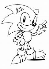 Sonic Coloring Pages Hedgehog Printable Cute Blue Shadow Print Color Fastest Craft Pdfs Hero Comments sketch template
