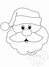 Santa Claus Face Drawing Beard Template Christmas Coloring Big Draw Coloringpage Easy Eu Cut Templates Printable Kids Crafts Pages Drawings sketch template