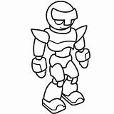 Coloring Robot Pages sketch template