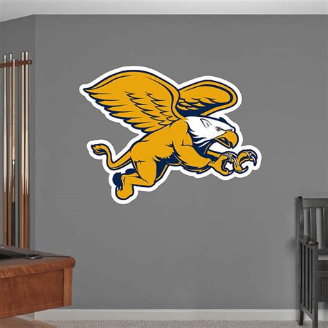 canisius college golden griffins logo fathead wall decal