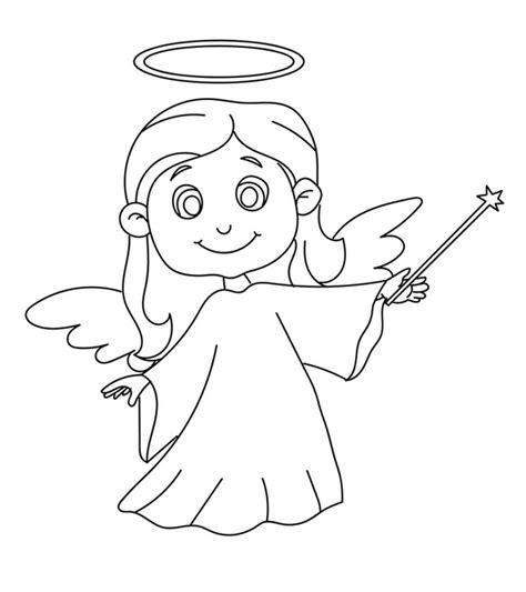 top   printable cheerful angel coloring pages