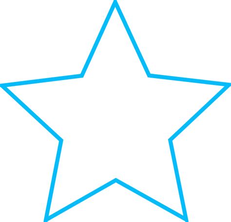 stars drawing outline clipart