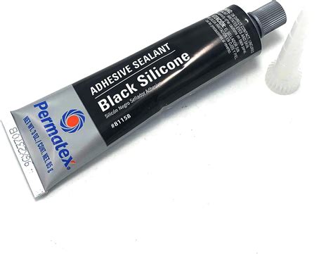permatex  black rtv silicone adhesive sealant  oz tube pack   ebay