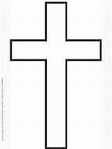 Cross Coloring Template Pages Printable Crosses Color Sunday School Templates Symbol Jesus Clipart Glass Easter Stained Simple Symbols Communion First sketch template