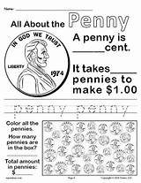 Worksheets Worksheet Coin Nickel Dime Counting Included Cents Supplyme sketch template