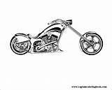 Coloring Pages Choppers Motorbikes Plus Google Twitter sketch template