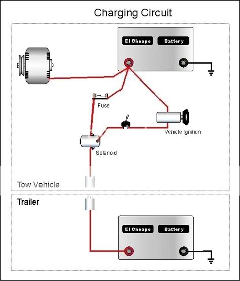 wiring diagram  charging trailer battery costarica fishing vacation