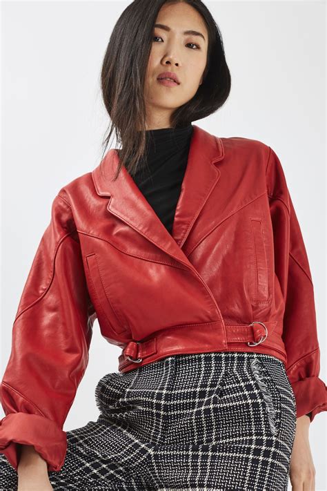 Cropped Leather Jacket Cropped Leather Jacket Leather Jacket Outfits