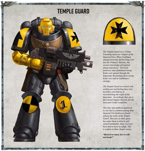 temple guard primaris chapter imperial fist successors imperial