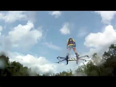 human flying  drone youtube