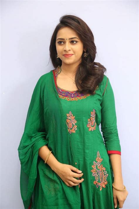 Sri Divya Latest Hot Glamourous Green Dress Photoshoot