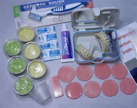 Denture Kit 2 Full Sets Of 28 Synthetic Resin Full Upper Full Etsy