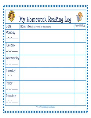 printable reading log  summary forms  templates fillable