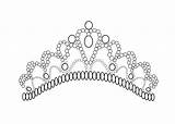 Coloring Princess Tiara Crown Pages Printable Girls Print Drawing Color Pretty Kids Sheets Bubakids Tiaras Line Quality High Colouring Diadem sketch template