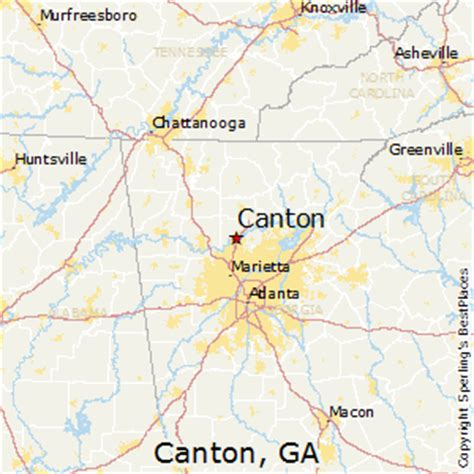 places    canton georgia