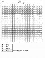 Coloring Squared Multiplication Washington Minecraft Square Squares Dec1 George Worksheets Pages Math Division General Coloringsquared Worksheeto Template Addition sketch template