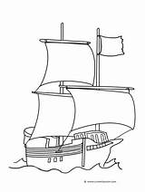 Pirate Ship Coloring Simple Ships Drawing Pages Color Template Sheet Drawings Printable Getdrawings Kids Paintingvalley Description Clipartqueen sketch template
