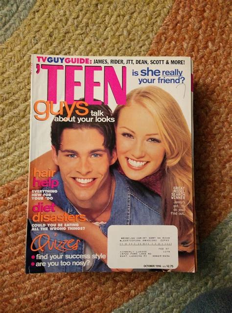 october 1996 cover with jenny the 1996 great model search winner girl fashion seventeen