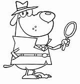 Detective Coloring Pages Dog Awesome Museum Kids Color Netart Master Night Getcolorings Trending Days Last Unique sketch template