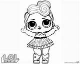 Lol Coloring Surprise Doll Luxe Pages Printable Bettercoloring sketch template