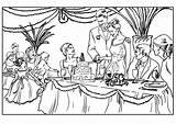 Wedding Party Coloring Pages Reception Large Printable Edupics Occasions Marriage Holidays Special sketch template