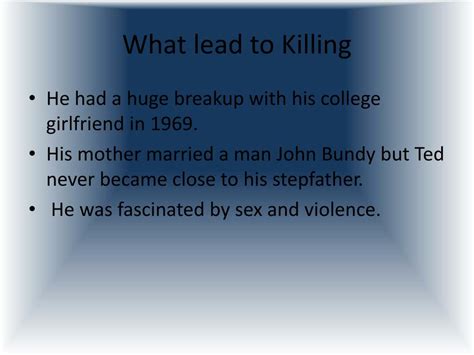 ppt ted bundy powerpoint presentation free download
