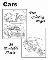 Coloring Cars Pages Car Sheets Raisingourkids Things Go sketch template