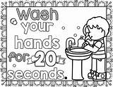 Hygiene Coloring Pages Hand Handwashing Activity Take Created Miss Heart Happy sketch template