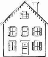 House Buildings Architecture Coloring Printable Drawing Kb Drawings sketch template