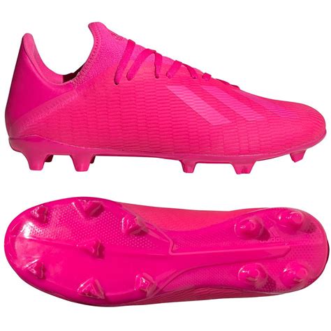adidas   gras voetbalschoenen fg roze voetbalclub