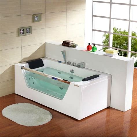 lisbon straight double ended whirlpool bath airspa baths mm  mm  jets