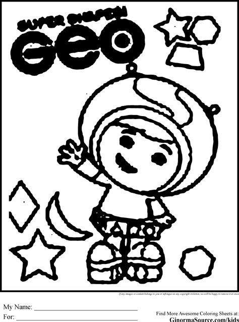 geo team umizoomi coloring pages fixed vegan