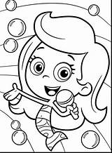 Bubble Coloring Guppies Pages Molly Getcolorings Color sketch template
